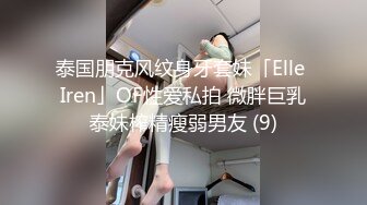 泰国朋克风纹身牙套妹「Elle Iren」OF性爱私拍 微胖巨乳泰妹榨精瘦弱男友 (9)