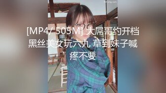 [MP4/ 505M] 大屌哥约开档黑丝美女玩六九 草到妹子喊疼不要