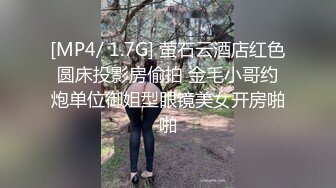 [MP4/ 1.7G] 萤石云酒店红色圆床投影房偷拍 金毛小哥约炮单位御姐型眼镜美女开房啪啪