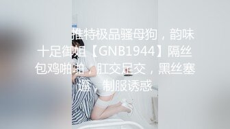 ⚫️⚫️推特极品骚母狗，韵味十足御姐【GNB1944】隔丝包鸡啪啪，肛交足交，黑丝塞逼，制服诱惑