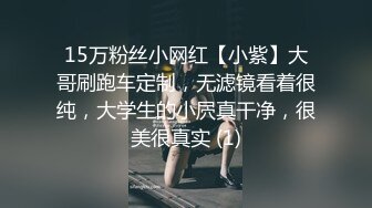 15万粉丝小网红【小紫】大哥刷跑车定制，无滤镜看着很纯，大学生的小屄真干净，很美很真实 (1)