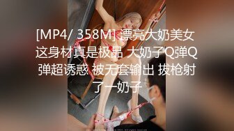 [MP4/ 358M] 漂亮大奶美女 这身材真是极品 大奶子Q弹Q弹超诱惑 被无套输出 拔枪射了一奶子