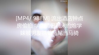 [MP4/ 988M] 流出酒店钟点房偷拍 学生情侣周末约炮学妹被男友抓着马尾当马骑